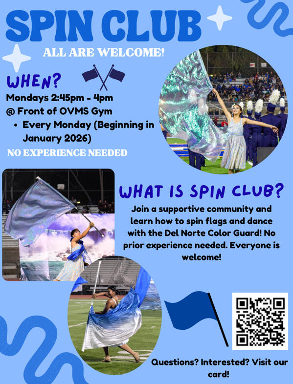 SPIN CLUB INFORMATION!